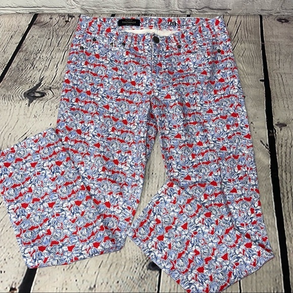 Liberty art fabrics for J Crew ankle size 29 - Picture 2 of 3